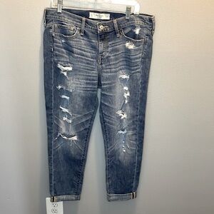 Abercrombie & Fitch Women's Distressed Boyfriend Jeans Size 10‎